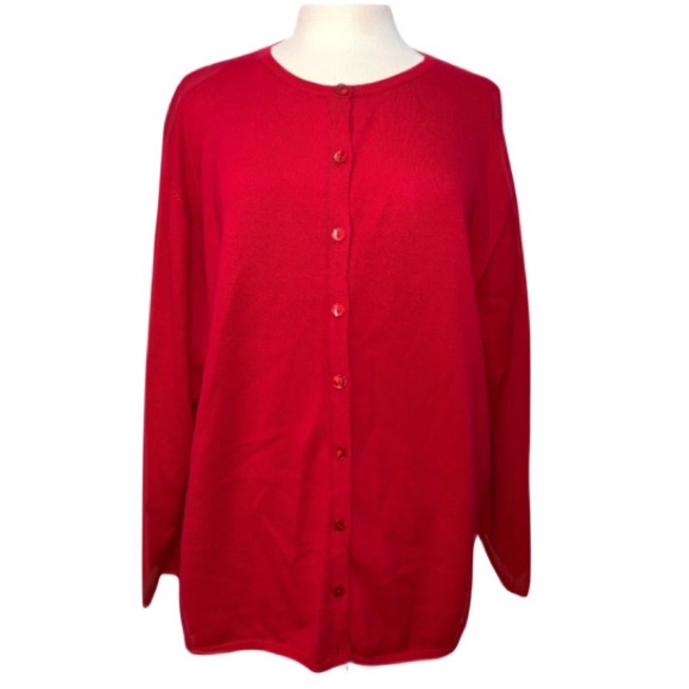 🔥 Dress Barn red cardigan
